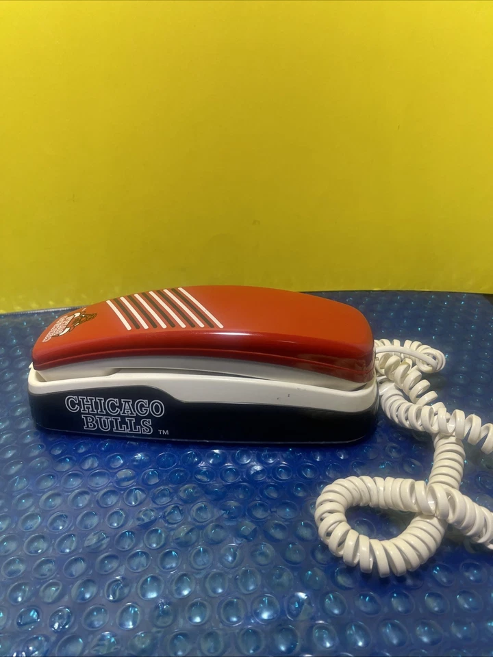 Teléfono residencial Michael Jordan Chicago Bulls RARO 1994 NBA Telko piezas no funcionan Foto 1 de 4