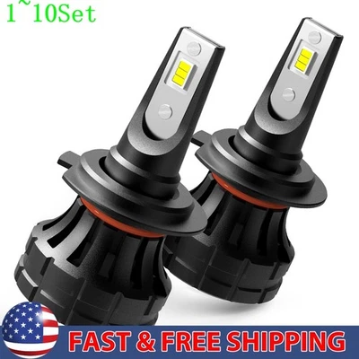 AUXITO H7 LED Headlight High Bulb Low Beam Super Bright White Plug&Play 1-10Set - Image 1 of 4