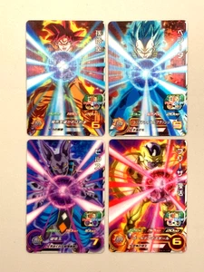 Tarjeta Super Dragon Ball Heroes SH2 CP Juego Completo de 4 Cartas Japonesas - Imagen 1 de 2