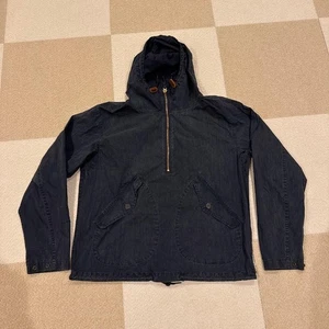 Double RL Indigo Anorak Jacket Navy Cotton Nylon S Japan Made - Picture 1 of 8