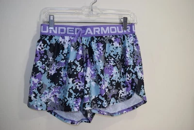 UNDER ARMOUR Heatgear Play Up Printed Loose Short GIRLS L Workout Exercise Run - Image 1 of 4