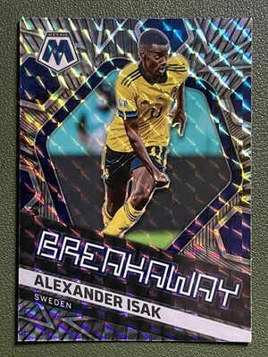 2021-22 Panini Mosaic FIFA Road To World Cup Alexander Isak Breakaway Prizm #15 - Image 1 of 2