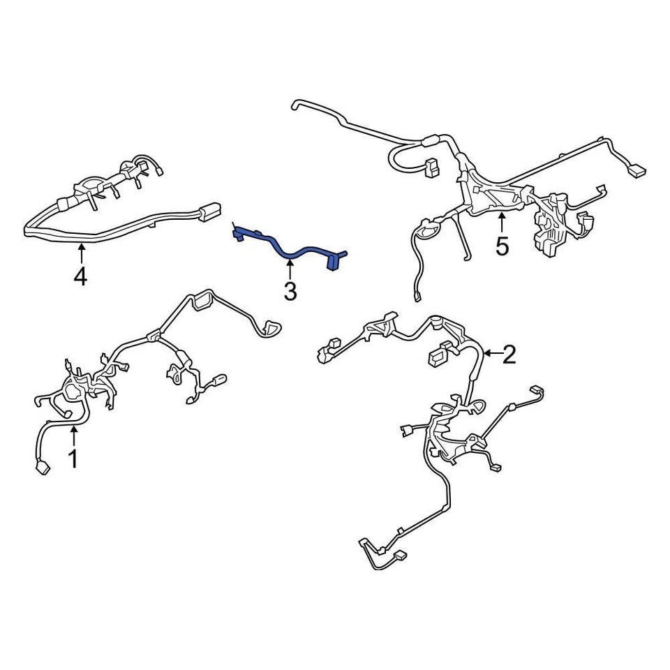 For BMW X1 2013-2015 BMW Engine Wiring Harness - Image 1 of 4