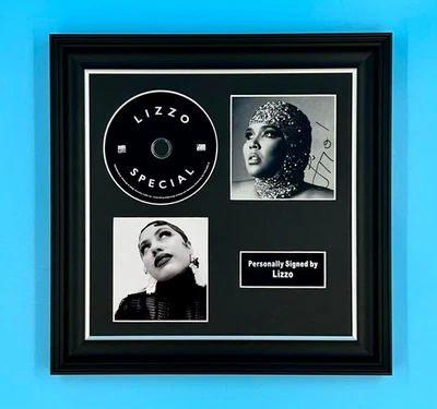 Lizzo Signed Photo & CD Framed & COA Memorabilia Autograph Auto Special Poster - Image 1 of 4