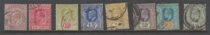 Ceylon Stamps 1904 SG 280/7 used CV £41.5 - Picture 1 of 2