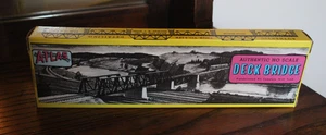 Atlas HO Scale #884 Deck Bridge Kit Nickel Silver - Picture 1 of 7