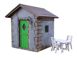 Kit cabaña acabado mortero escala 1:43-1:48 O/On30/Oe/On2/On18/O9 cobertizo calibre estrecho - Imagen 1 de 20