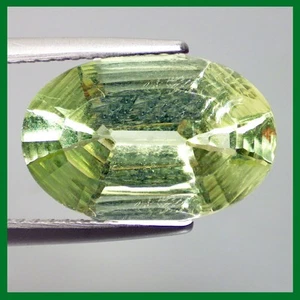 5.52 Ct Mesmerizing Oval (14 x 9 mm) Natural Green Amethyst (Prasiolite) Gems - Picture 1 of 7