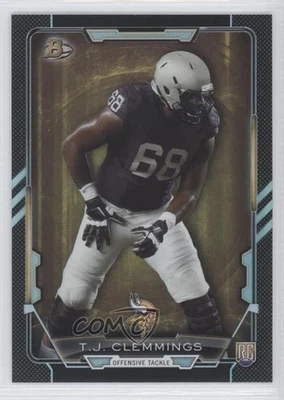 2015 Bowman Rookies Black Rainbow Foil TJ Clemmings #77 RC - Image 1 of 2