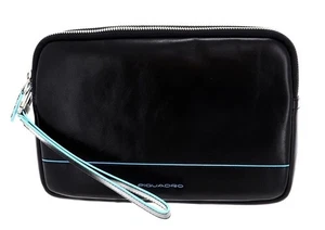 Piquadro Leder Federmäppchen mit Reißverschluss & seitlichem Riemen - Unisex, Einheitsgröße - Bild 1 von 6