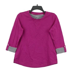 Karen Scott Sport Women's 3/4 Rolled Tab Sleeve Sweatshirt, Petite Petite - Picture 1 of 3