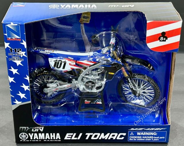  New Ray Toys Motorcycle 1:12 Scale Yamaha YZ450F Dirt Bike,  58313, Multicolor : Arts, Crafts & Sewing