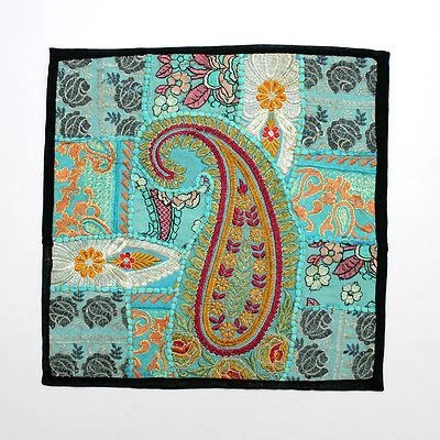 Handmade Embroidered Home Decor Vintage Pillow Shams Couch Cushion Cover Bj - Image 1 of 4