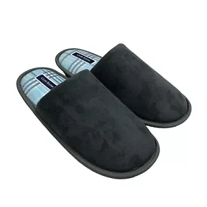 Club Room Indoor/Outdoor Comfort Slip-On Men's Classic Mule Slippers Grey, Small - Picture 1 of 5