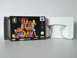 Conkers Bad Fur Day PAL Nintendo 64 N64 Empty replacement Box & Tray - Picture 1 of 7