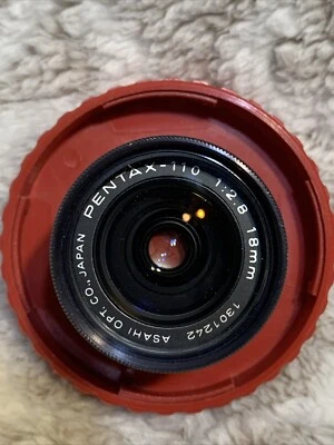 Lente subminiatura gran angular Pentax-110 1:2.8 18 mm 2.8/18 mm Foto 1 de 4