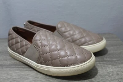 Steve Madden Endell Grey Quilted Slip-On Sneakers Women's size 8.5 - Image 1 of 4