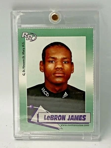 2002 Rookie Review Lebron James RC #6 traforato St.Vincent Mary H.S.  - Foto 1 di 2