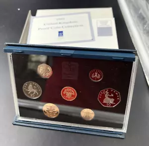 1991 United Kingdom Proof Coin Set with Box & COA #A - Picture 1 of 7