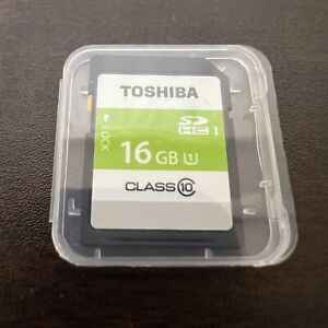 TOSHIBA SD Card 16GB SDXC Ⅰ Class 10 Memory Card for Digital camera From Japan