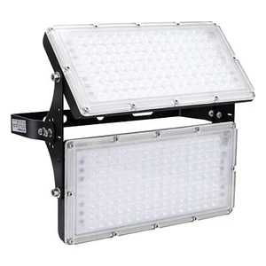 Proyector LED de 200 W Proyector Exterior Foco Luz IP65 Blanco Cálido Nuevo - Imagen 1 de 12
