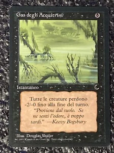 Marsh Gas MTG Italian The Dark Misprint Blank Back - Picture 1 of 2