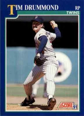 1991 Score MLB Tim Drummond #76 - Image 1 of 2