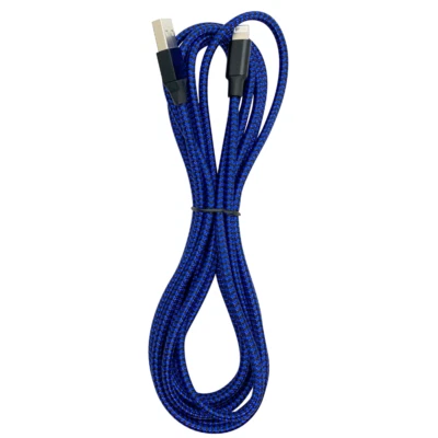 Bulk Lot Braided USB Cable For iPhone 14/13/12/11/XS/XR/8/7/6/5 Fast Charge Cord - Image 1 of 4