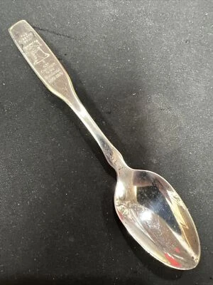 Cuchara de recuerdo vintage Oneida placa de plata campana de la libertad 1976 bicentenario P149 Foto 1 de 4