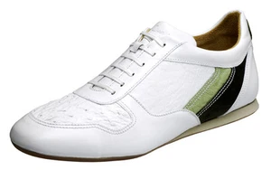 Designer Ostrich Sneakers - Handmade by Cuadra Boots - Picture 1 of 2