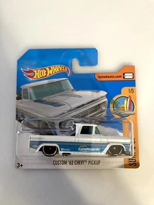 🆕 HOT WHEELS SURFS UP - CUSTOM 62 CHEVY PICKUP - DECAL LONGBOARDS - Picture 1 of 4