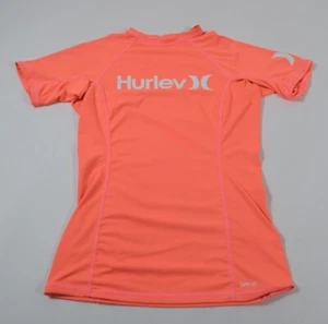 Hurley Girls Swimwear Rash Guard Top Size M - Picture 1 of 6