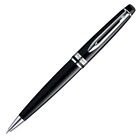 WATERMAN Expert Ballpoint Pen - Black Chrome Trim - NEW