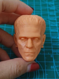1/6 1/12 1/18 Scultura testa Frankenstein scolpita per action figure maschili giocattoli corpo - Foto 1 di 8