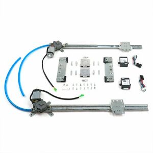 Street Rod Window Crank Switch Kit for 59-74 Galaxie 3/8in 22in remote mount 