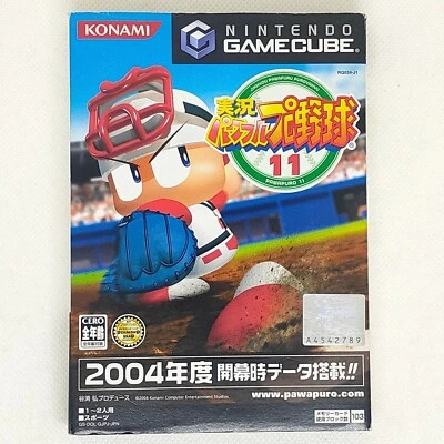 Jikkyou Pawafuru Puroyakyu 11 Powerful Pro Baseball 2004 Nintendo Gamecube GC - Image 1 of 4