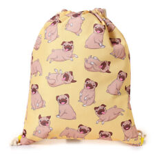 Handy Drawstring Bag Mopps Pug Dog Themed Gift Drawstring Bag