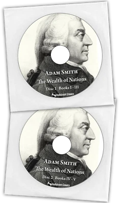 The Wealth of Nations - 2 MP3 CD Audiobooks in security sleeves - Image 1 of 4