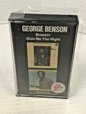 GEORGE BENSON BREEZIN' & GIVE ME THE NIGHT 2 IN ONE Like New not sealedTape VG+ - Image 1 of 4