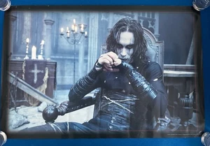 PÓSTER ORIGINAL DE LA PELÍCULA TEASER THE CROW (1994) UNA CARA 24”x36” ¡RARO!! - Imagen 1 de 8