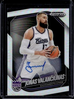 2024-25 Prizm Black Jonas Valanciunas Auto Silver Prizm #142 Kings - Image 1 of 2