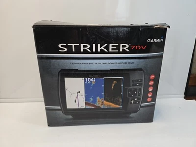 Garmin Striker Vivid 7DV 7" Fish finder Head Unit Only Gently Preowned Working - Image 1 of 4