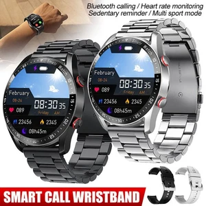 Smart Watch Chiamata Bluetooth Uomo Frequenza Cardiaca Impermeabile Sport Fitness Tracker - Foto 1 di 21