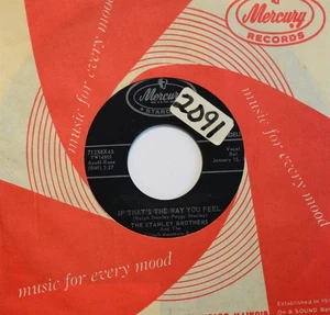 BLUEGRASS 45 The Stanley Brothers Mercury Starday 71258 I’d Rather Be Forgotten - Picture 1 of 1