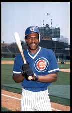 1989 Barry Colla Chicago Cubs Andre Dawson Postcard #1