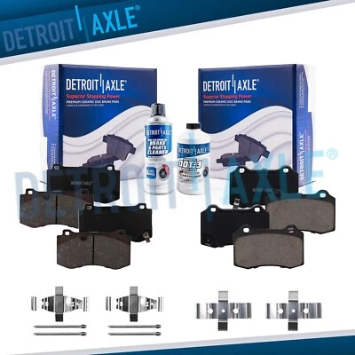 Front Rear Ceramic Brake Pads for Chrysler 300 Dodge Challenger Charger Magnum - Image 1 of 4