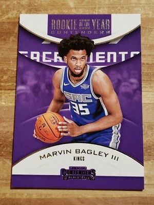 Marvin Bagley III 2018-19 Rookie of the Year Contenders #12 Sacramento Kings - Image 1 of 2