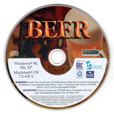 BEER: The Interactive Guide CD-ROM for Win/Mac - NEW CD in SLEEVE - Image 1 of 3