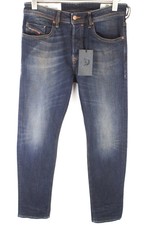 DIESEL Buster 0890Z W30/L30 Men Jeans Slim Taper Fit Cotton Stretch Blue Aged