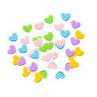 25 Pcs Photo Paper Clothes Heart-shaped Small Frame